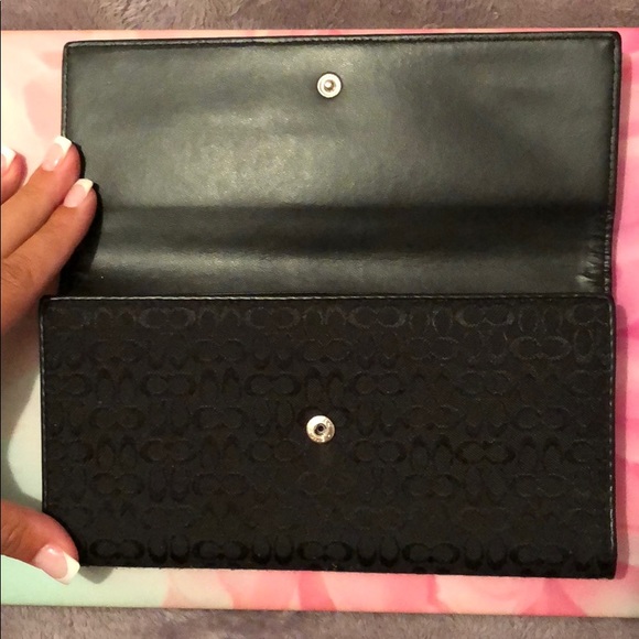 Black coach wallet - Picture 3 of 4